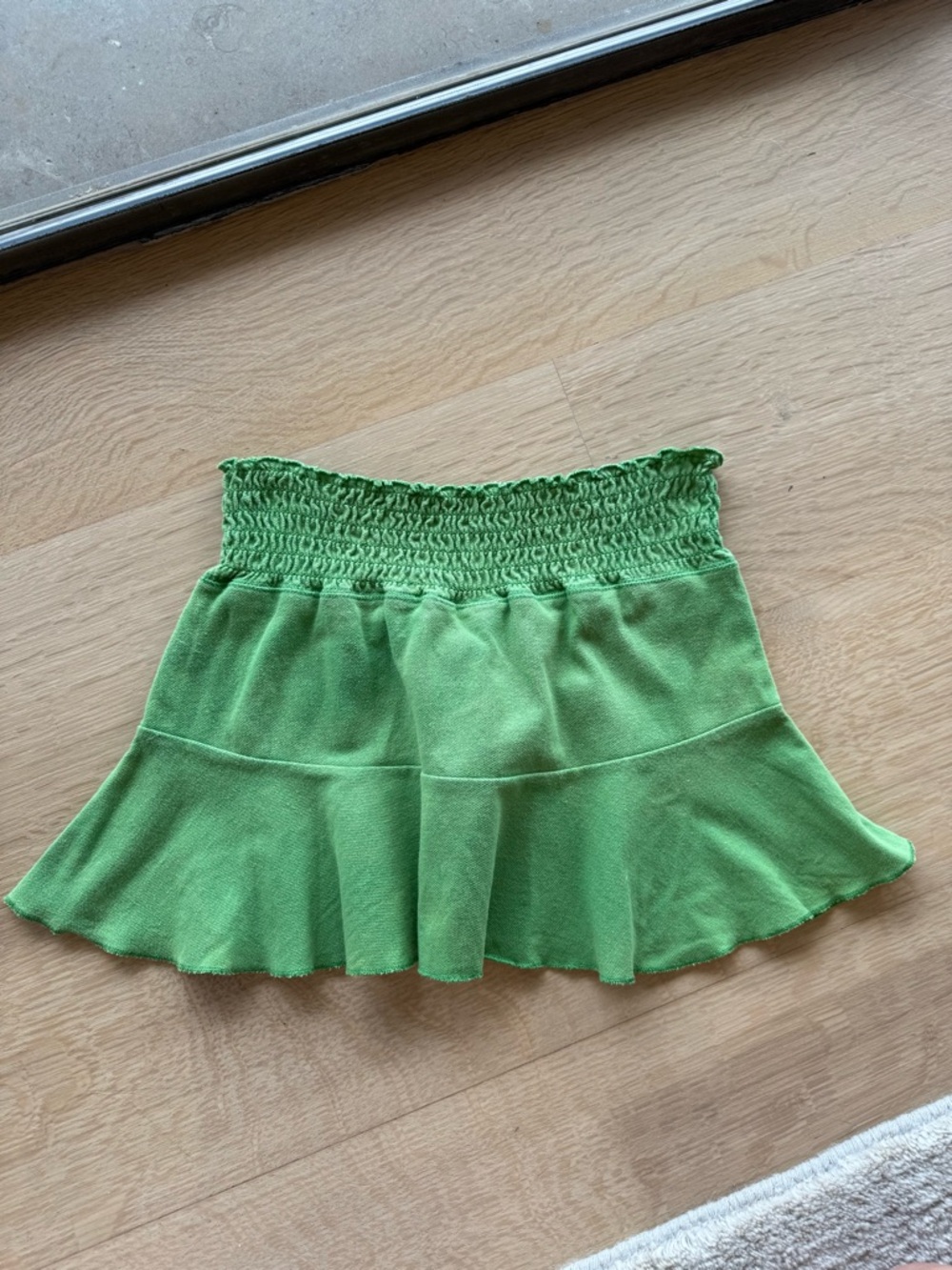 vintage abercrombie kelly green micro mini skirt - Picture 3 of 7